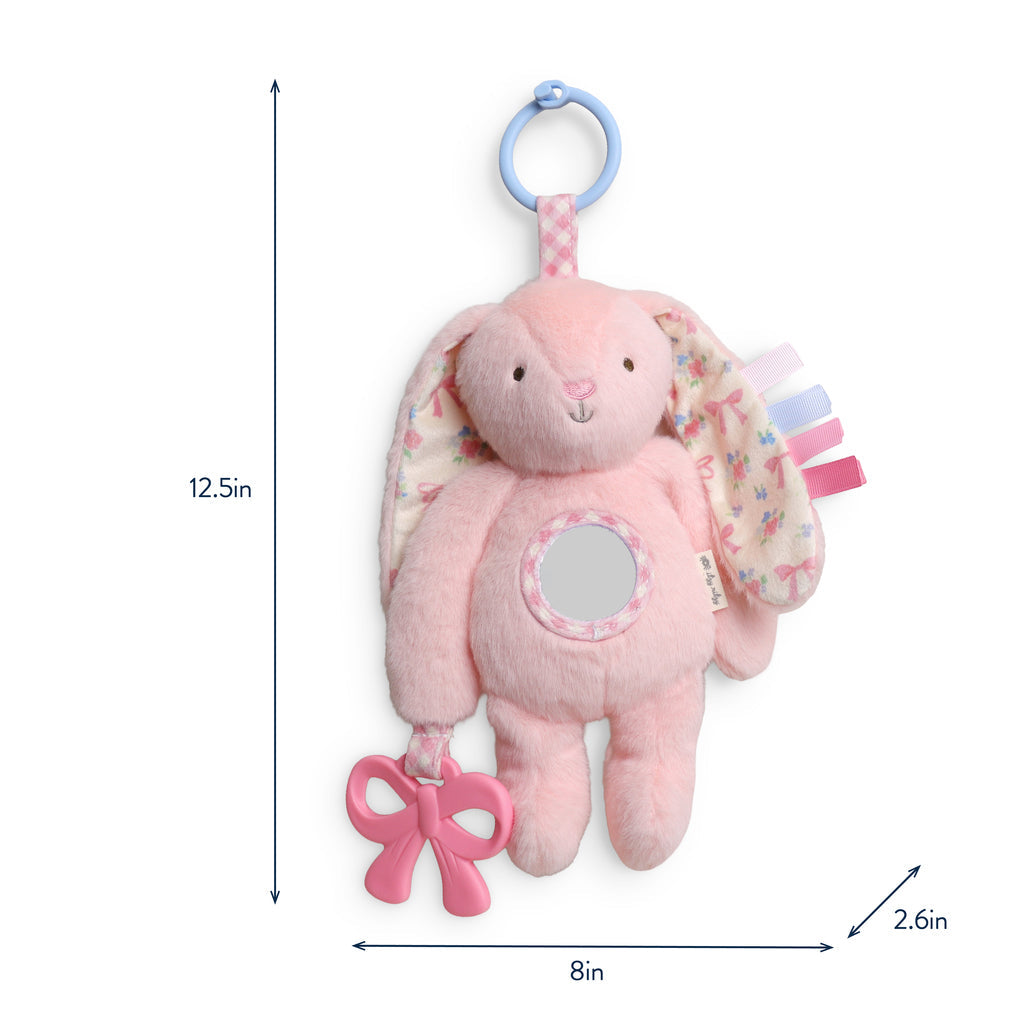 Itzy Ritzy Bitzy Traveler™ Developmental Sensory Toy Ana the Bunny product detail view 7