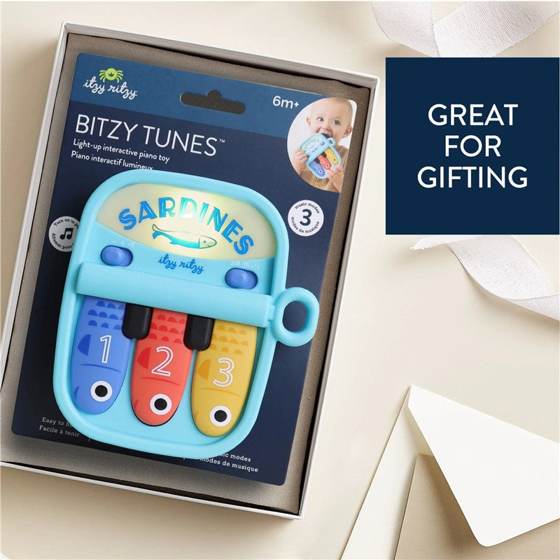 Itzy Ritzy Bitzy Tunes Musical Piano Toy - easy-grip scale view