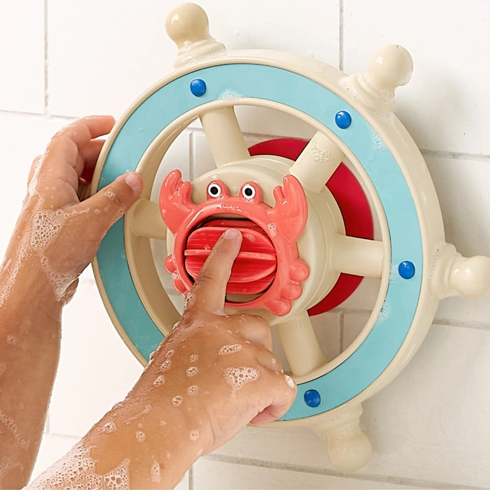 ITZY RITZY Itzy Ritzy Captain ship wheel with crab spinner and suction cup mounts img 3/7
