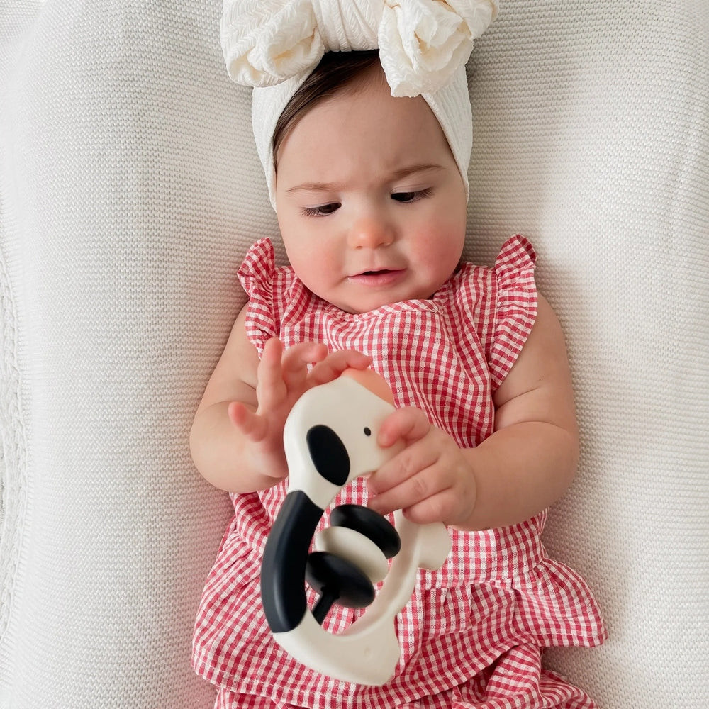 ITZY RITZY Itzy Ritzy Itzy Bitzy Jamboree character teether with black ears and circular grip rings img 3/10