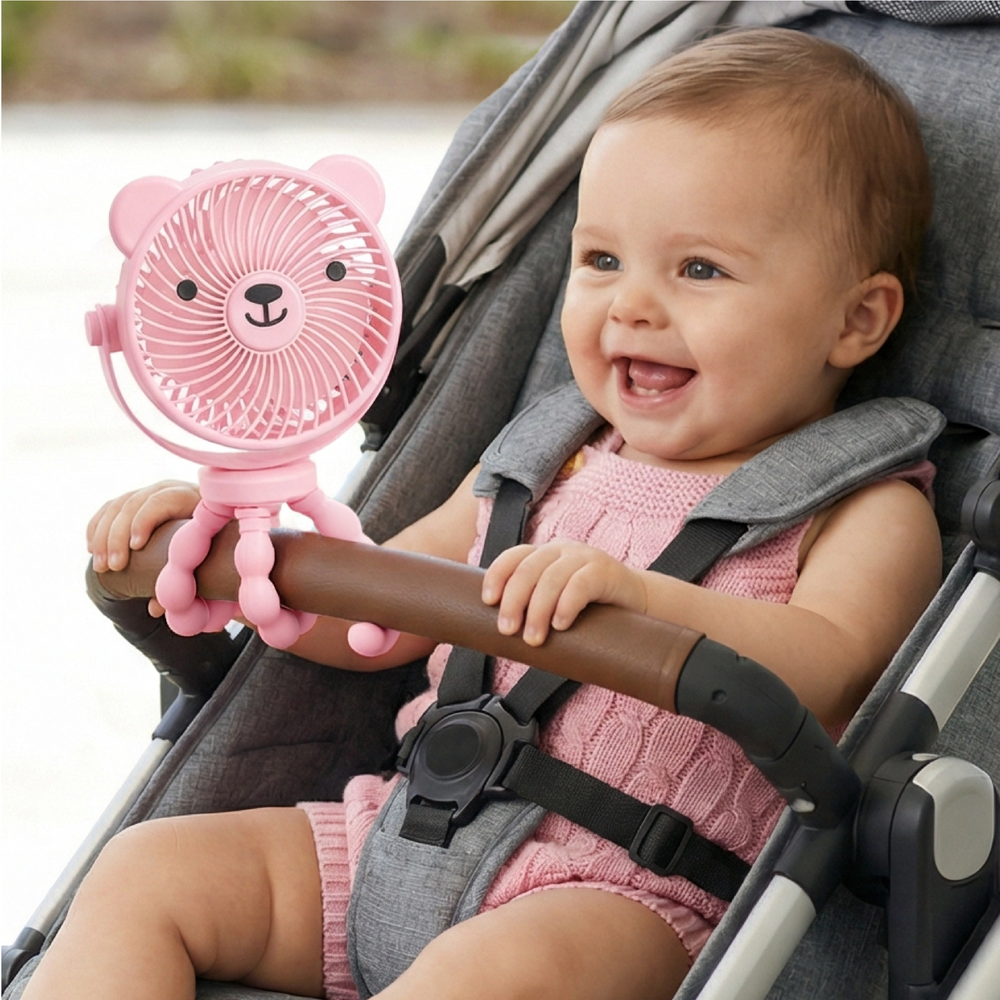 Itzy Ritzy Itzy Breeze 3-Speed Stroller Fan, product view 9