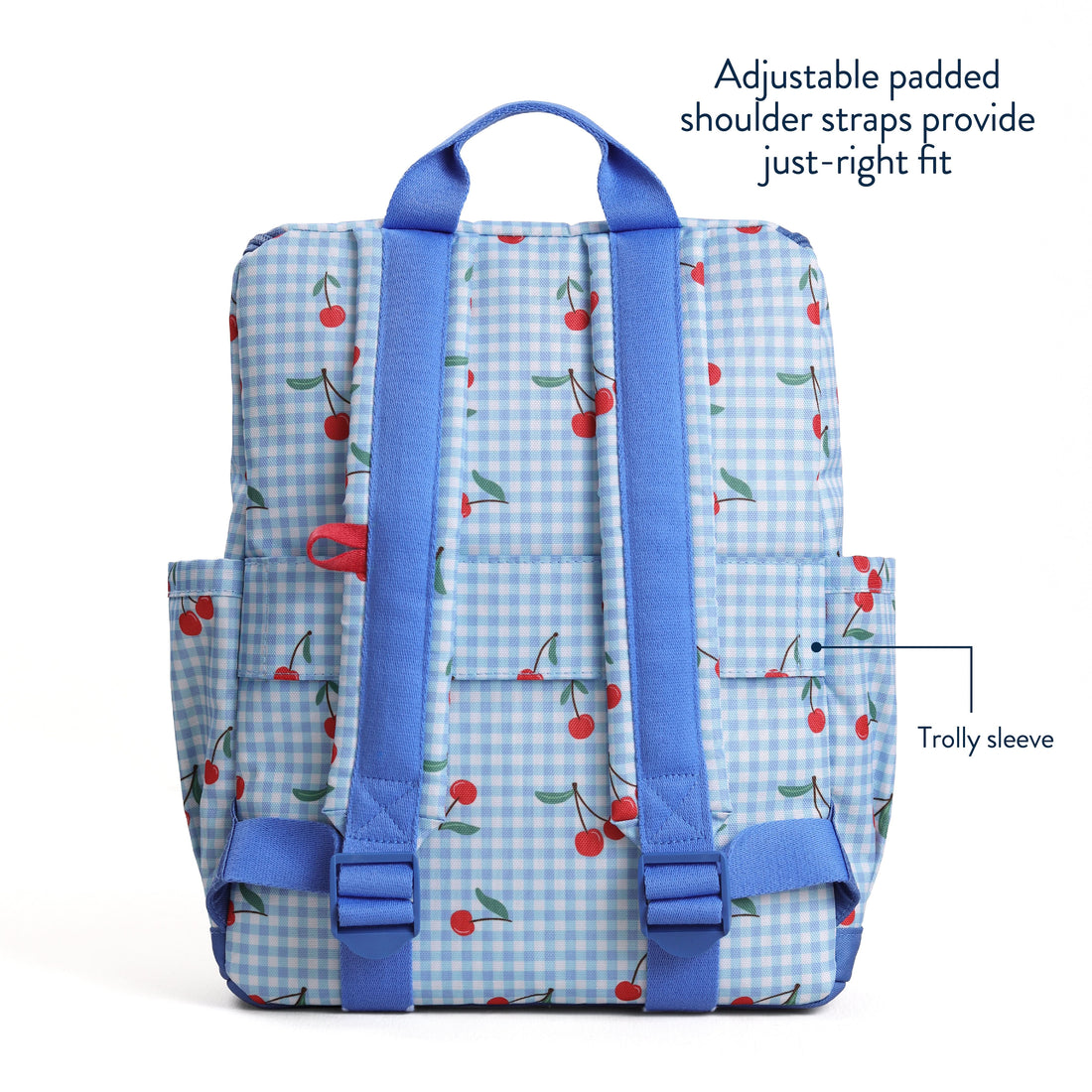 Itzy Ritzy Itzy Explorer backpack in Cherry on Top - official gallery view 6