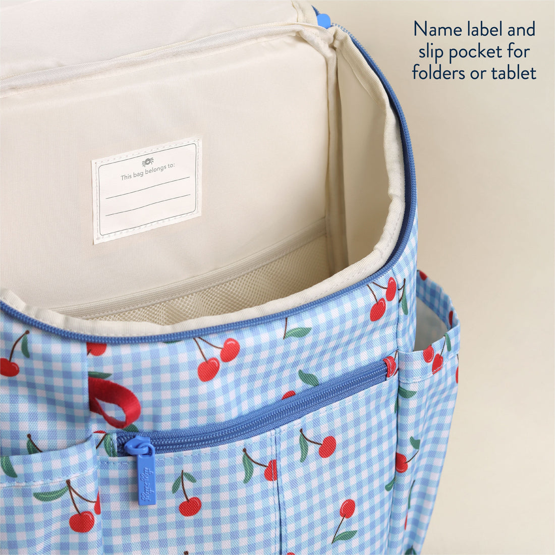 Itzy Ritzy Itzy Explorer backpack in Cherry on Top - official gallery view 9
