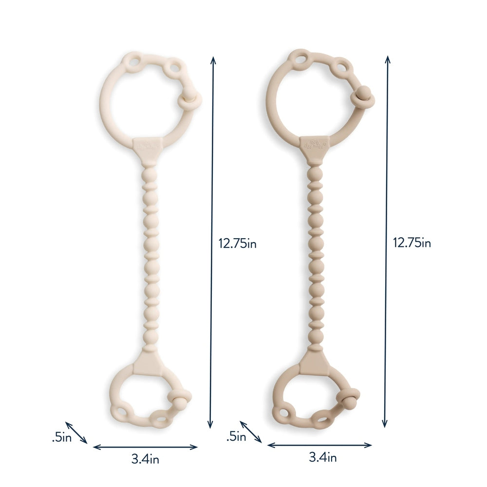 ITZY RITZY Itzy Ritzy Itzy Strap Pack beaded chain with dual loops and adjustable knot fasteners img 6/6