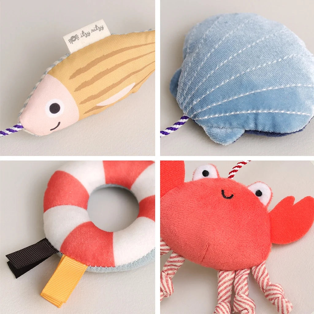Itzy Ritzy Itzy Travel Charms - Seaside - car-seat travel play view