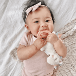 Itzy Ritzy Ritzy Rattle Pal Plush Rattle With Teether