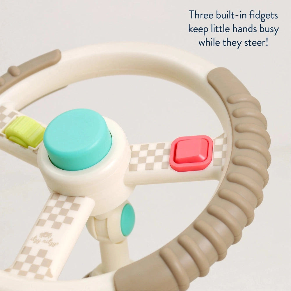 ITZY RITZY Itzy Ritzy Steering Wheel Bitzy Driver with ridged grip handle and checkered pattern details img 6/8