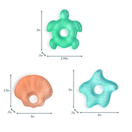 Itzy Ritzy Water-Filled Teethers 3pcs