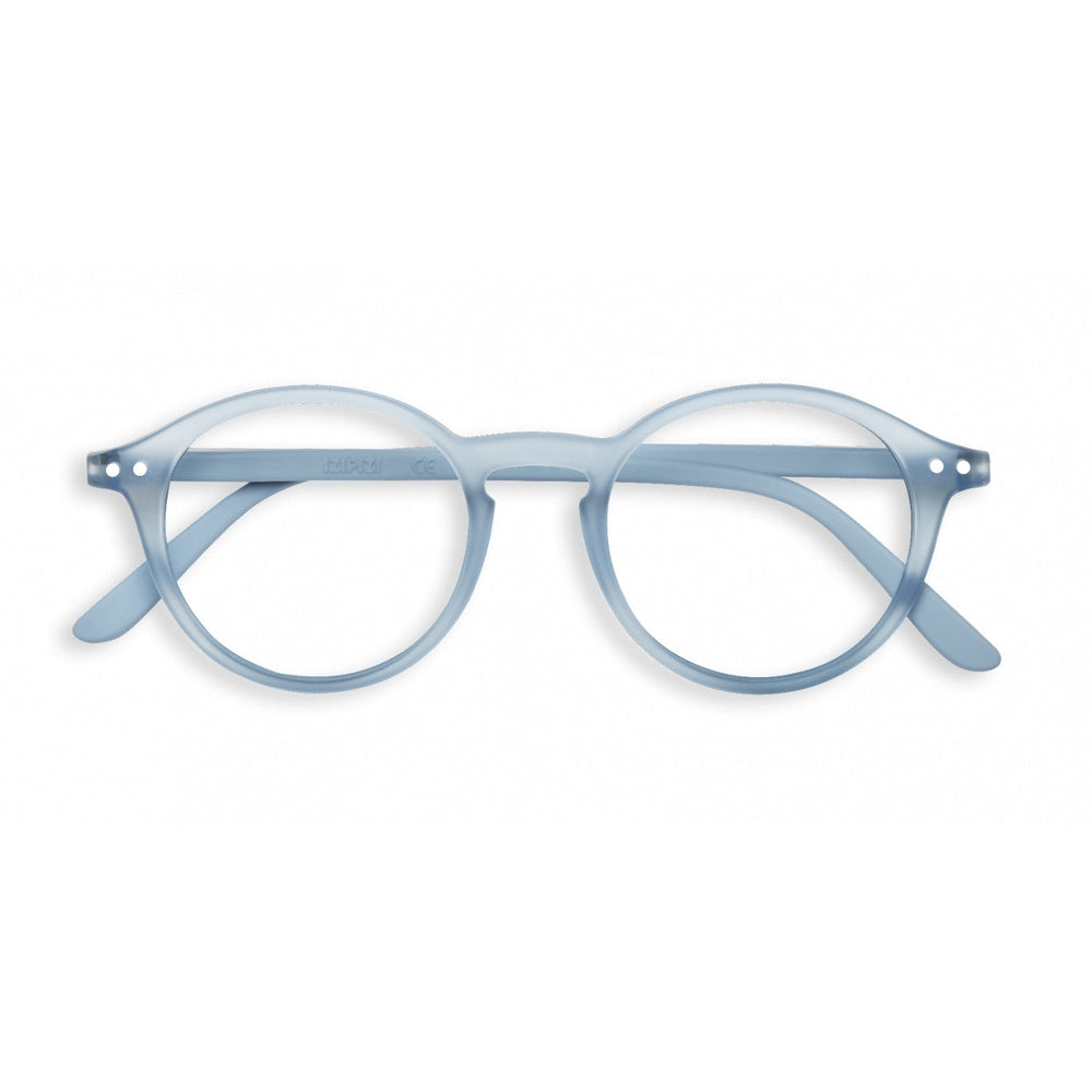 IZIPIZI Screen Adult D Cold Blue eyeglasses with round translucent blue frames