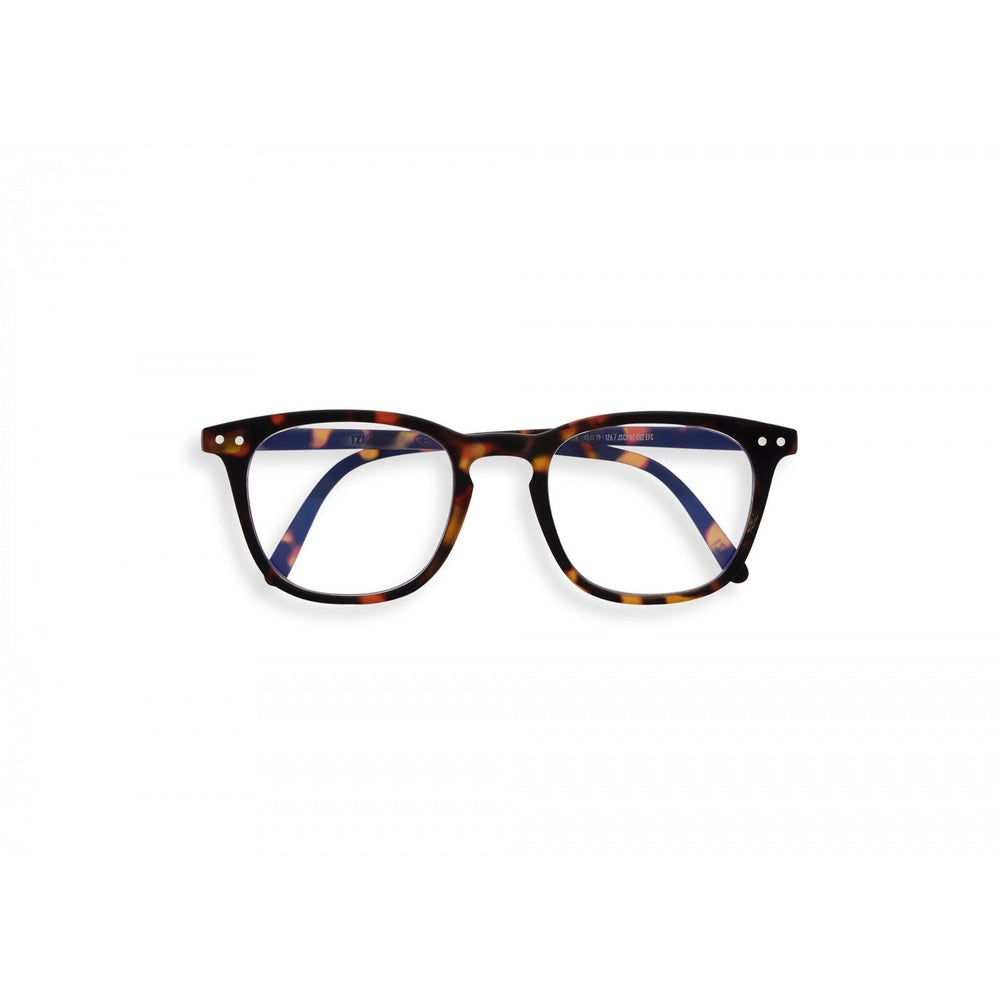 IZIPIZI Screen Junior #E tortoise eyeglasses, tortoiseshell frame with blue inner arms