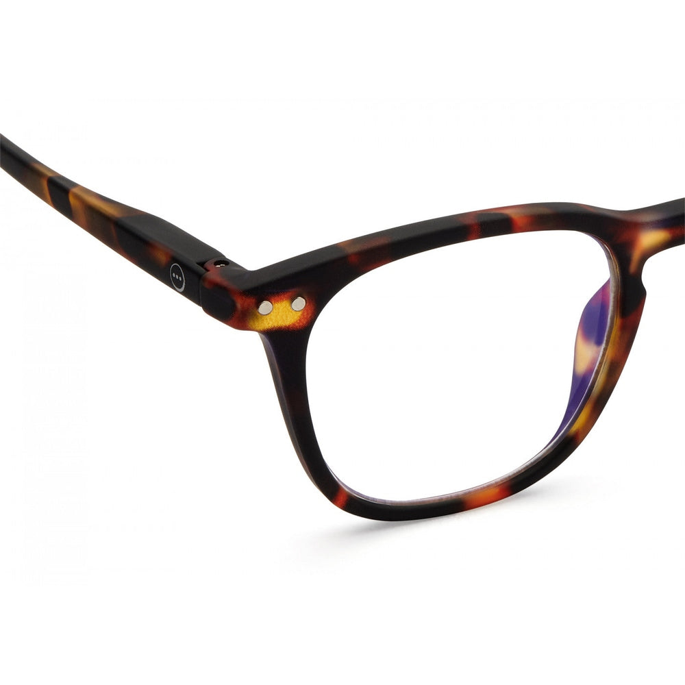 IZIPIZI Screen Junior #E tortoise soft eyeglasses frame in tortoise pattern for kids