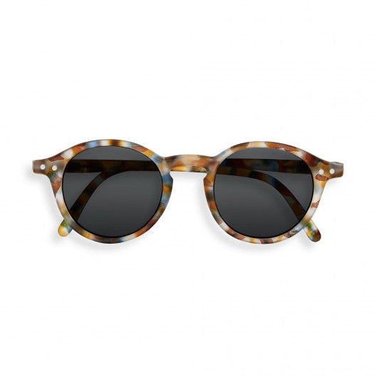 IZIPIZI Sun Junior #D blue tortoise sunglasses for kids with dark lenses