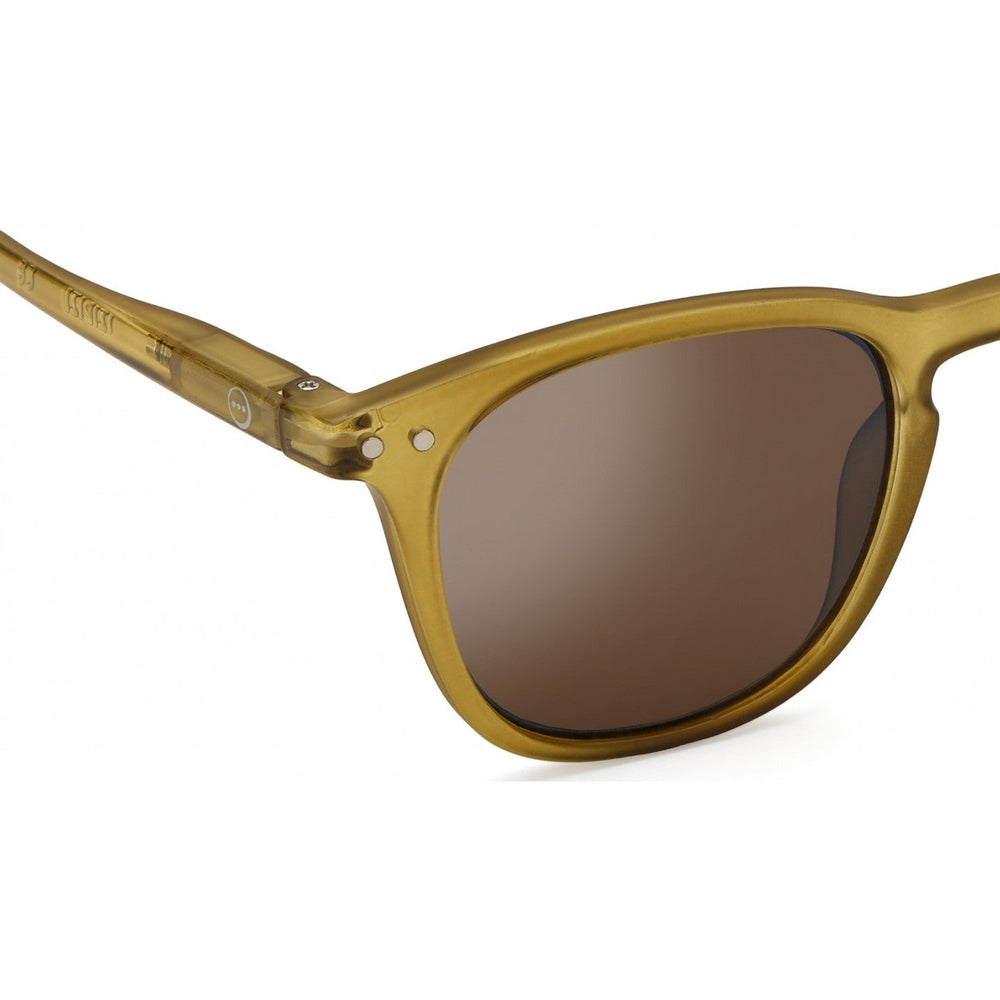 IZIPIZI Sun Junior sunglasses bottle green frames with brown lenses