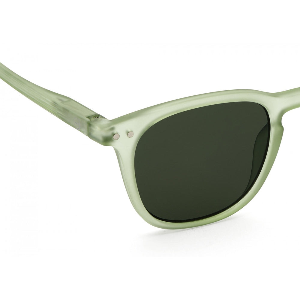 IZIPIZI Sun Junior #E Peppermint sunglasses, mint green frame and dark lenses for kids