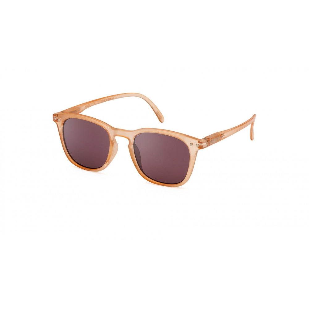 IZIPIZI Sun Junior sunglasses in peach frame with purple lenses