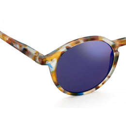 Izipizi Sunglasses Adult #D Blue Tortoise Blue Mirror
