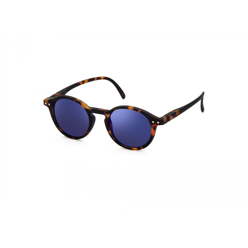 IZIPIZI Junior Sunglasses #D tortoise frame with blue mirror lenses