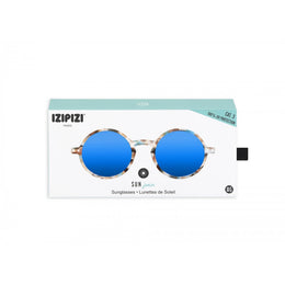 Izipizi Sunglasses Junior #G Blue Tortoise Blue Mirror Lenses