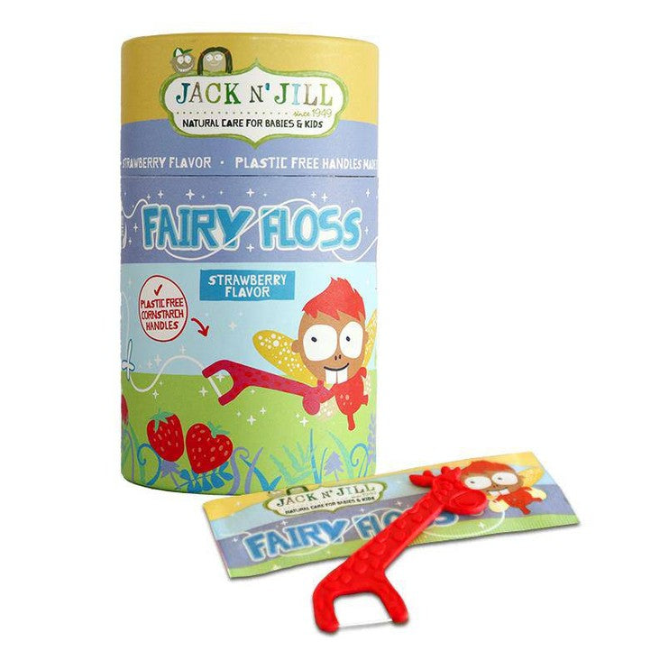 Jack N Jill Kids Fairy Flossing Sticks - Dental Floss Picks - Biodegradable Handle