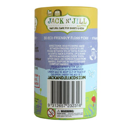 Jack N Jill Kids Fairy Flossing Sticks - Dental Floss Picks - Biodegradable Handle