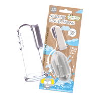 Jack N Jill Silicone Finger Brush - Stage 1 - For 6 to 12 Months - BPA Free