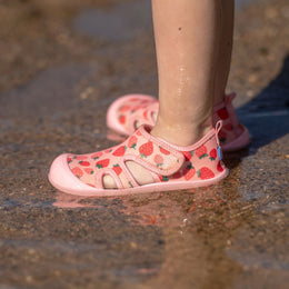 Jan & Jul Kids SunnyBreeze Sandals - Pink Strawberry