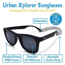 Jan & Jul Urban Xplorer Sunglasses W/Black Lens - Black