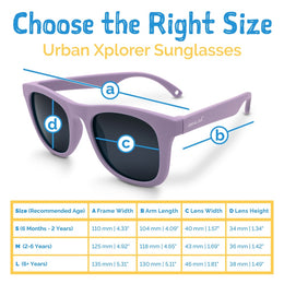 Jan & Jul Urban Xplorer Sunglasses W/Black Lens - Dusty Purple