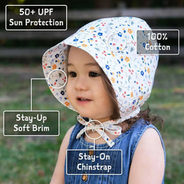 Jan & Jul Baby Bonnet - Meadow Flowers