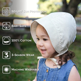 Jan & Jul Baby Bonnet - Meadow Flowers