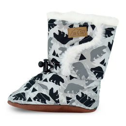Jan & Jul Baby Stay-Put Winter Booties Bear