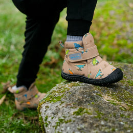 Jan & Jul Kids Insulated Ankle Boots Skater Dinos