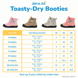 Jan & Jul Kids Insulated Ankle Boots Macarons