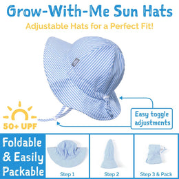 Jan & Jul Cotton Floppy Hat - Pink Blossoms