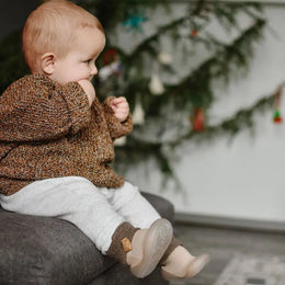 Jan & Jul Cozy Sock Shoes Oat