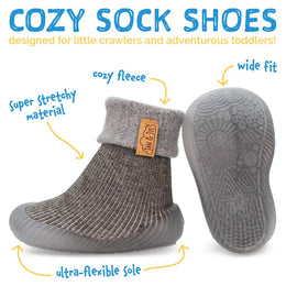 Jan & Jul Cozy Sock Shoes Red