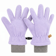 Jan & Jul Kids Fleece Gloves Lavender