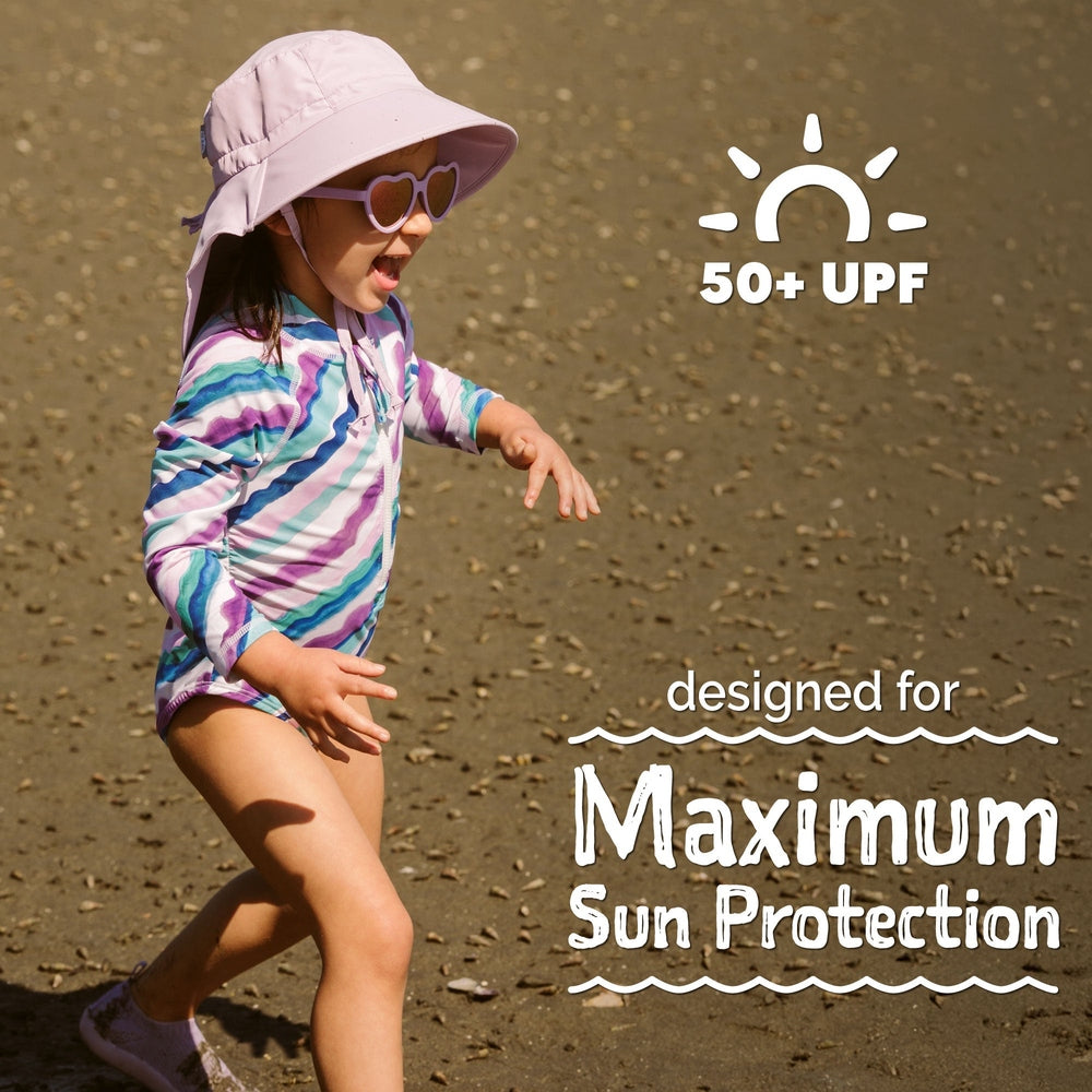 Jan & Jul Girls One Piece UV Swimsuit Bunny Flowers - official image 3