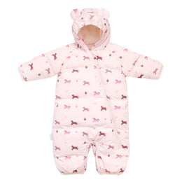 Jan & Jul Baby Insulated Snowsuit Pink Ponies