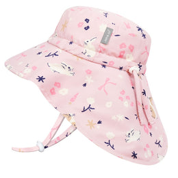 Jan & Jul Kids Aqua-Dry Xplorer Hat Bunny Flowers