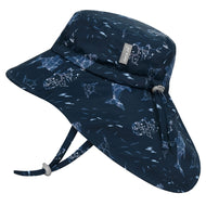 Jan & Jul Kids Aqua-Dry Xplorer Hat Navy Whale Play