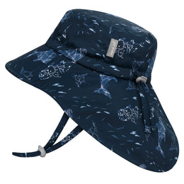 Jan & Jul Kids Aqua-Dry Xplorer Hat Navy Whale Play