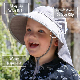 Jan & Jul Kids Aqua-Dry Xplorer Hat Navy Whale Play