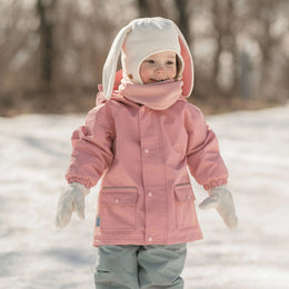 Jan & Jul Kids Fleece Animal Cream Bunny