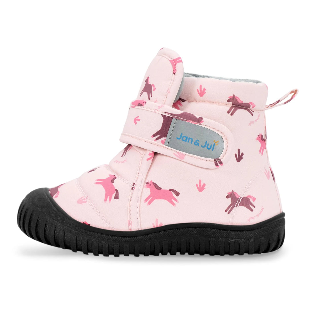 Jan & Jul Kids Insulated Ankle Boots - Pink Ponies hero product image