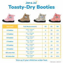 Jan & Jul Kids Insulated Ankle Boots - Pink Ponies