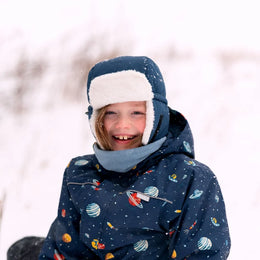 Jan & Jul Kids Insulated Winter Hats Dark Navy