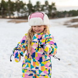 Jan & Jul Kids Insulated Winter Hats Dusty Pink