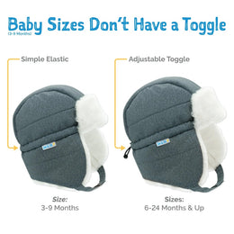 Jan & Jul Kids Insulated Winter Hats Grey Construction