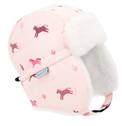 Jan & Jul Kids Insulated Winter Hats Pink Ponies